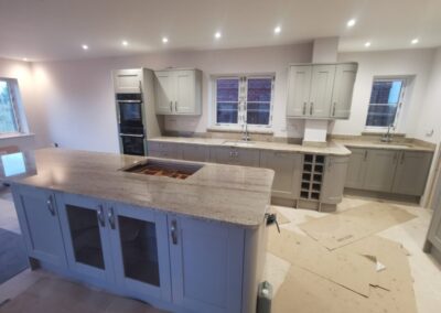 Archer Carpentry kitchen installation for new build
