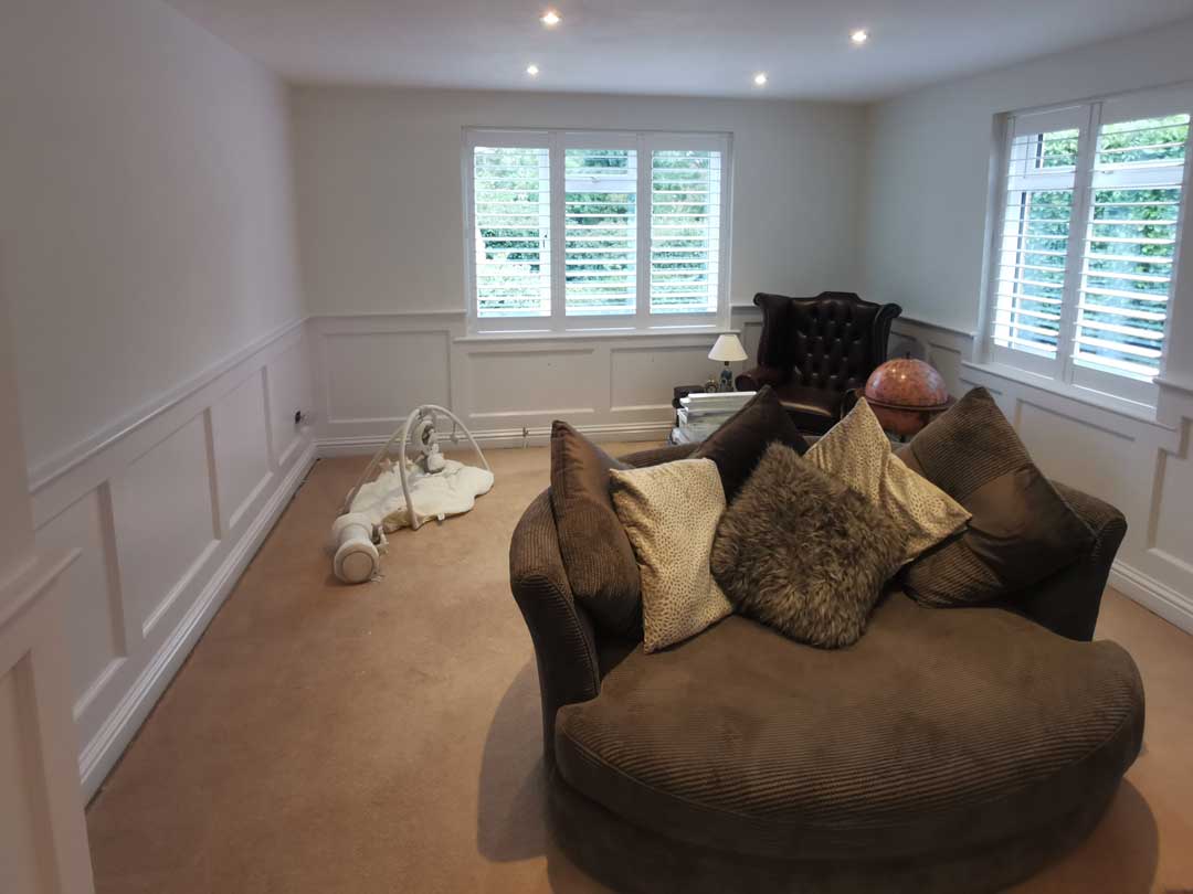 Bespoke wall paneling for family home renovation