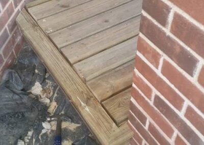 Decking corner detail