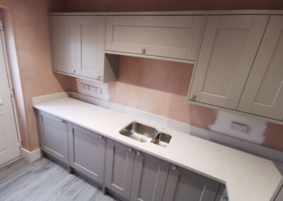 Finished utility room for new build