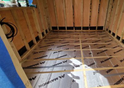 Home Work Space insulated floor