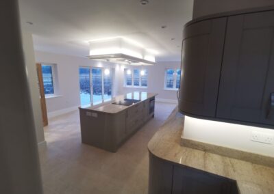 Installed Kitchen for new build Archer Carpentry
