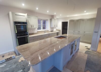 Luxury kitchen and worktops installed by Archer Carpentry