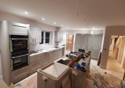 New build kitchen carpentry