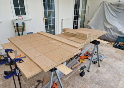 Preparation of bespoke bookcase