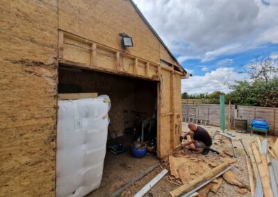 Replacing old timber