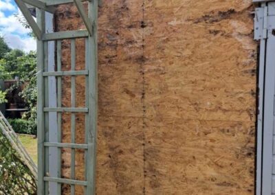 Replacing rotten wood