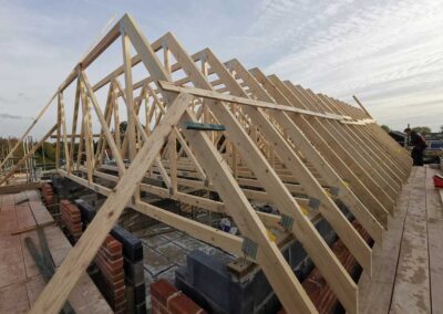 Roof Trusses installed by Archer Carpentry