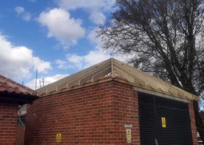 Roof trusses for new build complex Norfolk