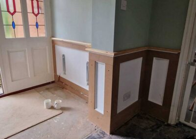 Wall Paneling in hallway